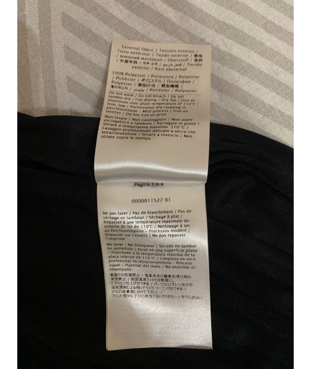 VALENTINO Черная полиэстеровая юбка миди, фото 7