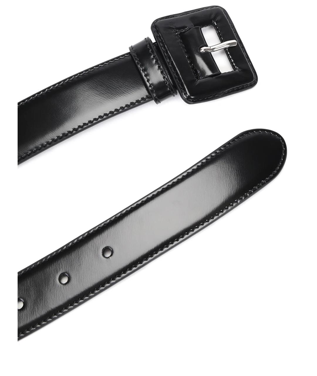 PRADA Черный кожаный ремень, фото 3