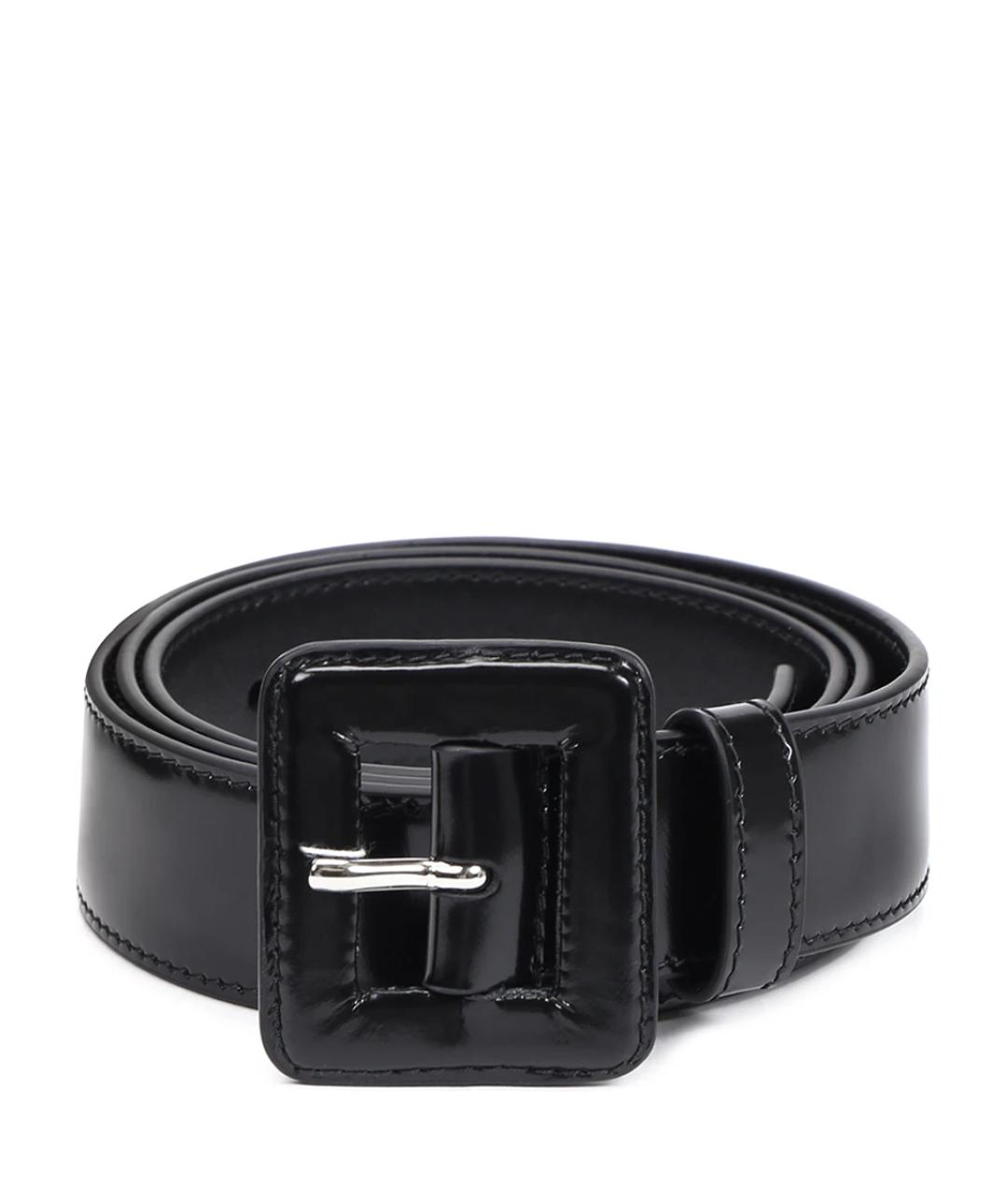 PRADA Черный кожаный ремень, фото 1