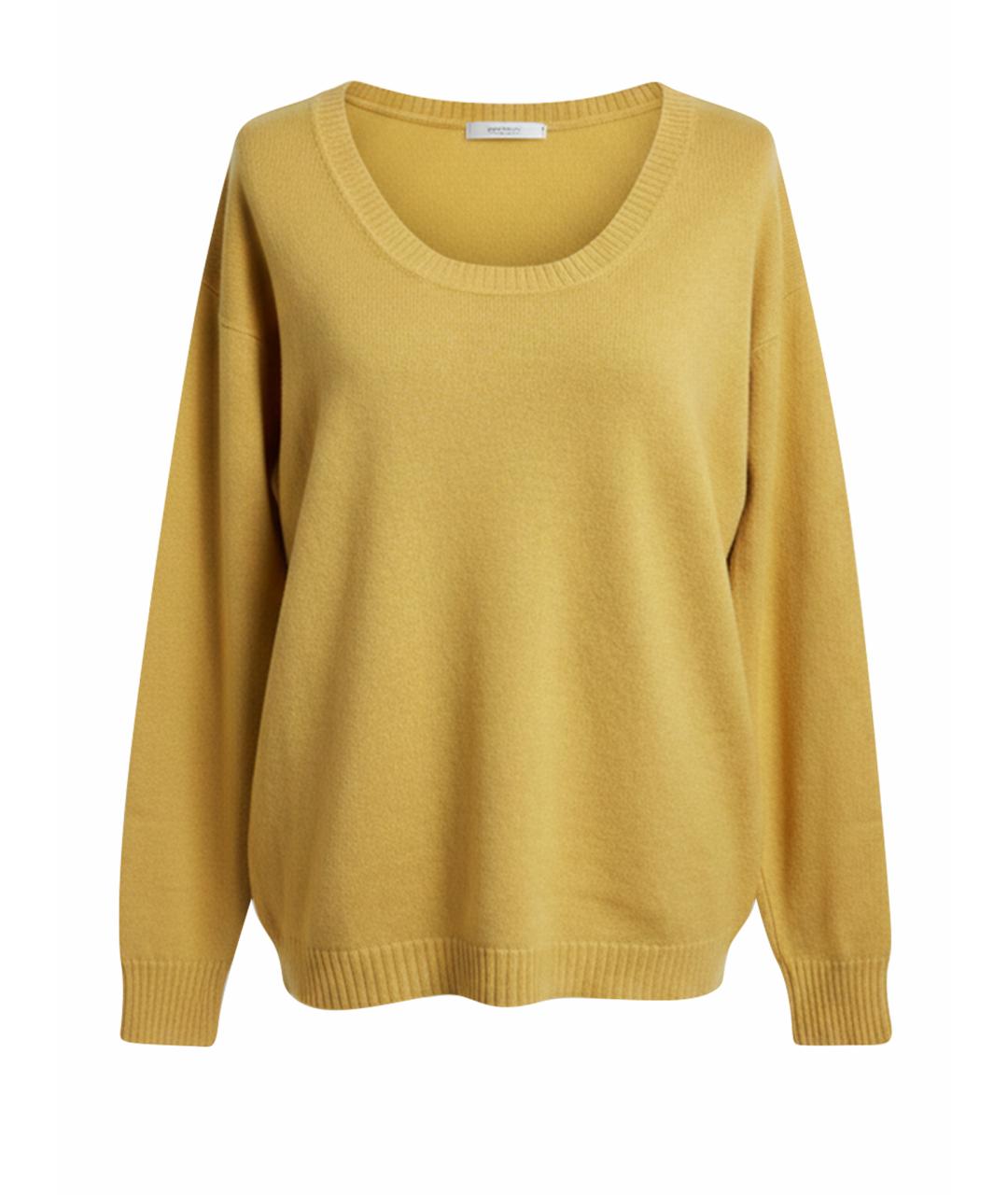 MAX MARA Горчичный кашемировый джемпер / свитер, фото 1