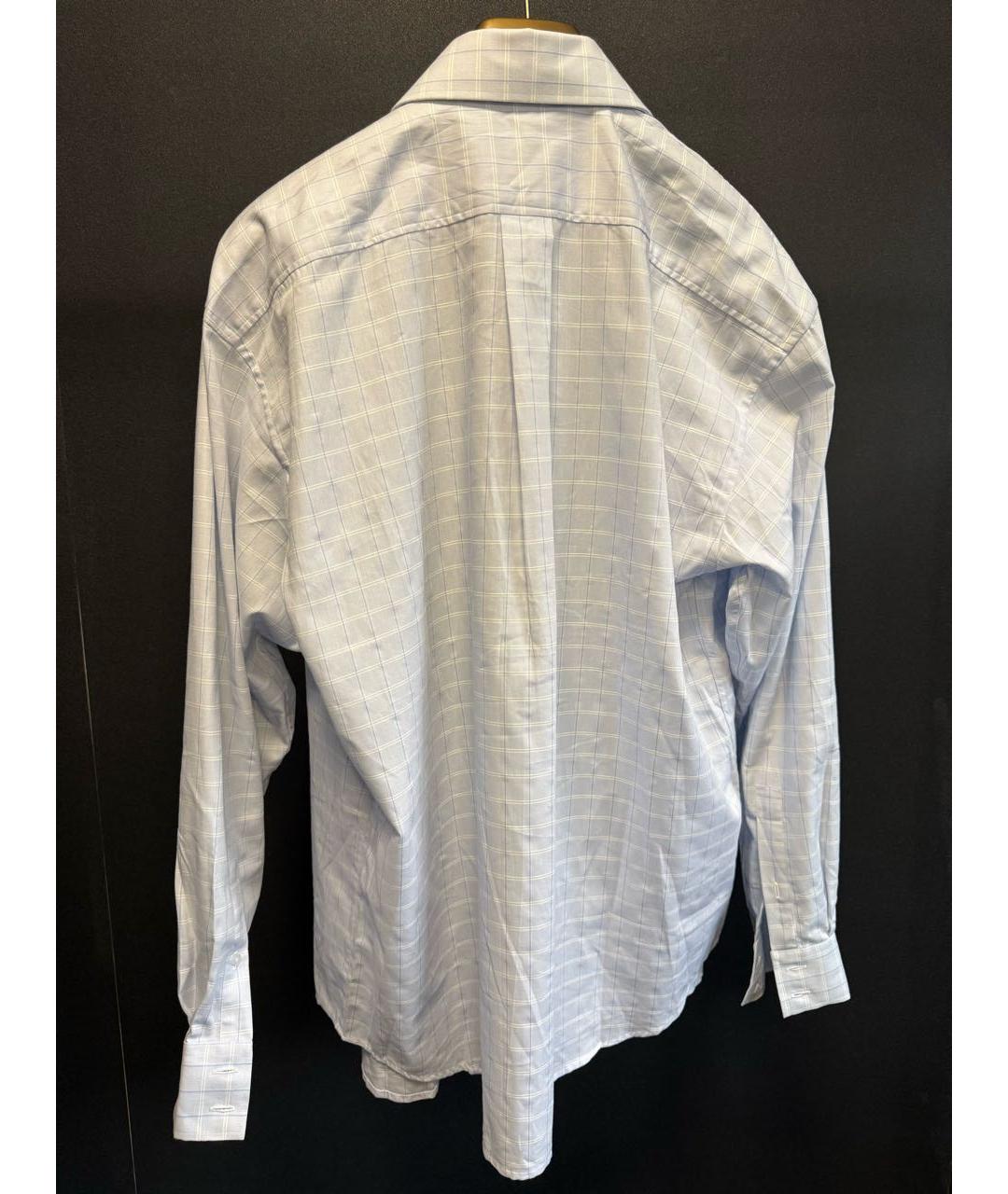 SAINT LAURENT Голубая хлопковая рубашка, фото 2