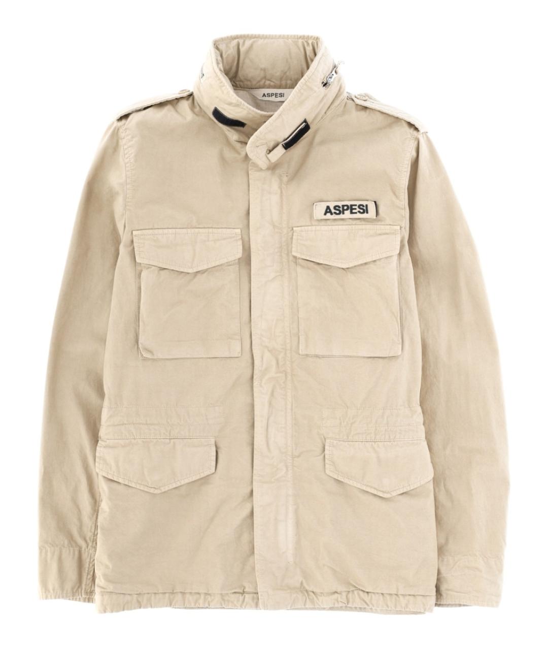 ASPESI Бежевая хлопковая куртка, фото 1