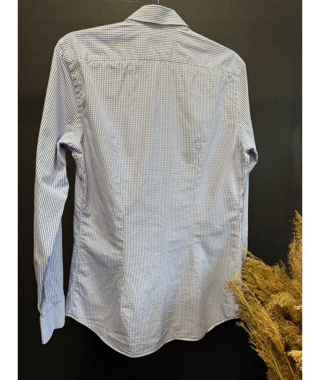 PRADA Голубая хлопковая рубашка, фото 4