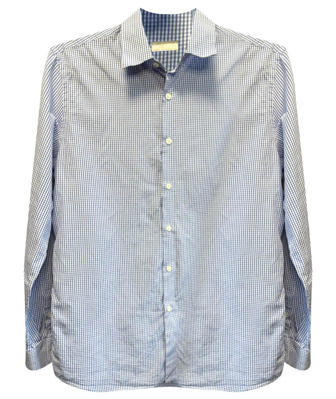 PRADA Голубая хлопковая рубашка, фото 1