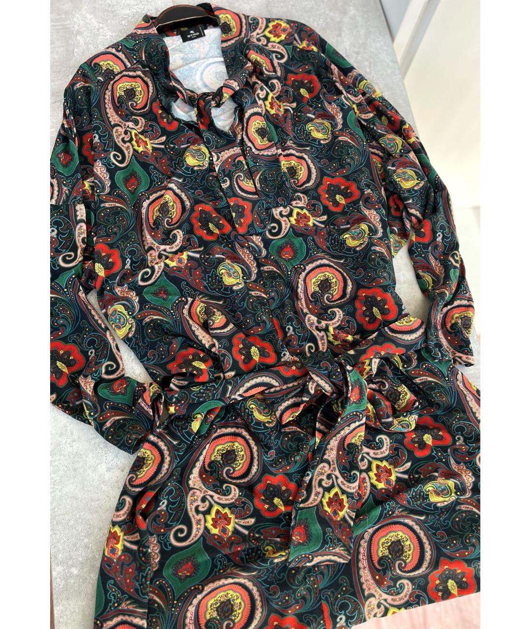 ETRO Мульти вискозное повседневное платье, фото 3