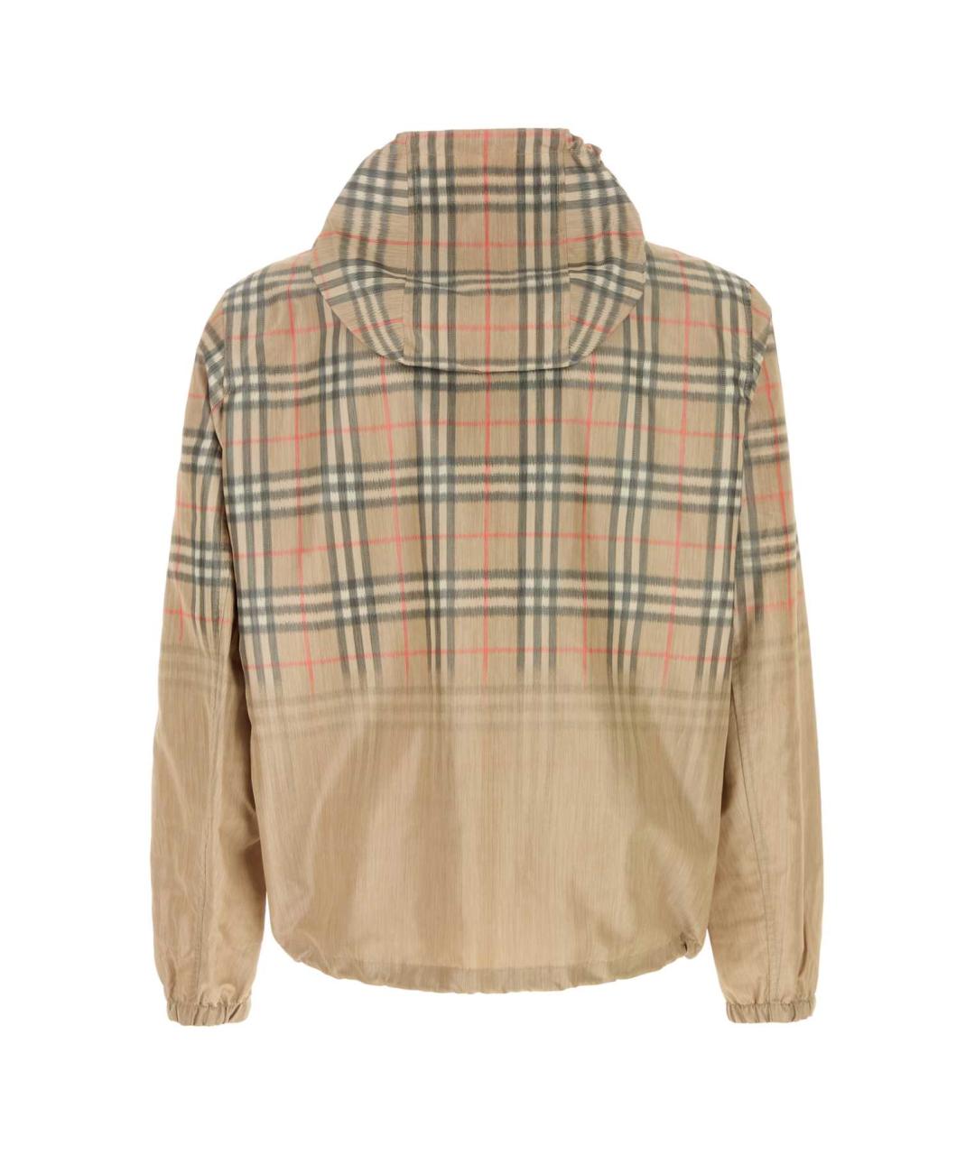 BURBERRY Бежевая вискозная куртка, фото 2