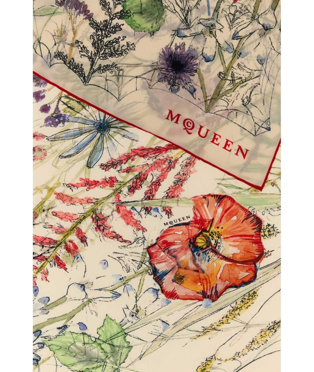 ALEXANDER MCQUEEN Мульти шарф, фото 2