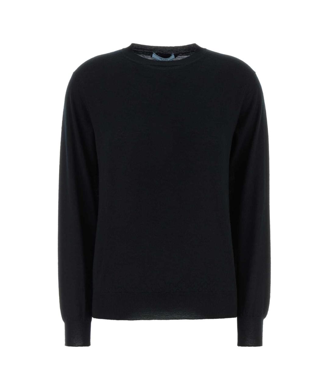 PRADA Черный кашемировый джемпер / свитер, фото 1