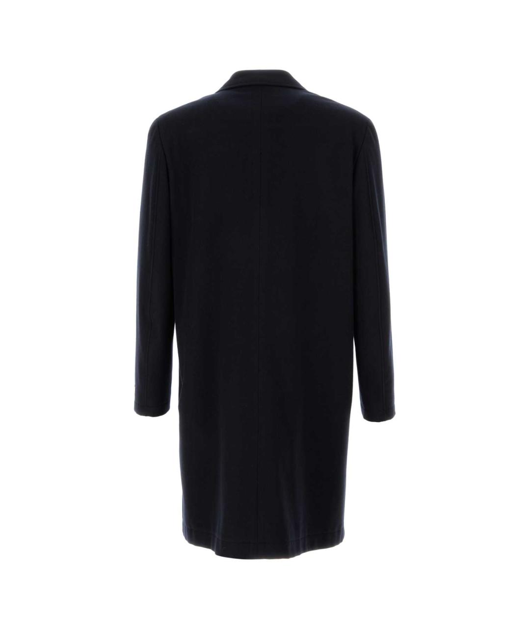 CANALI Синее шерстяное пальто, фото 2