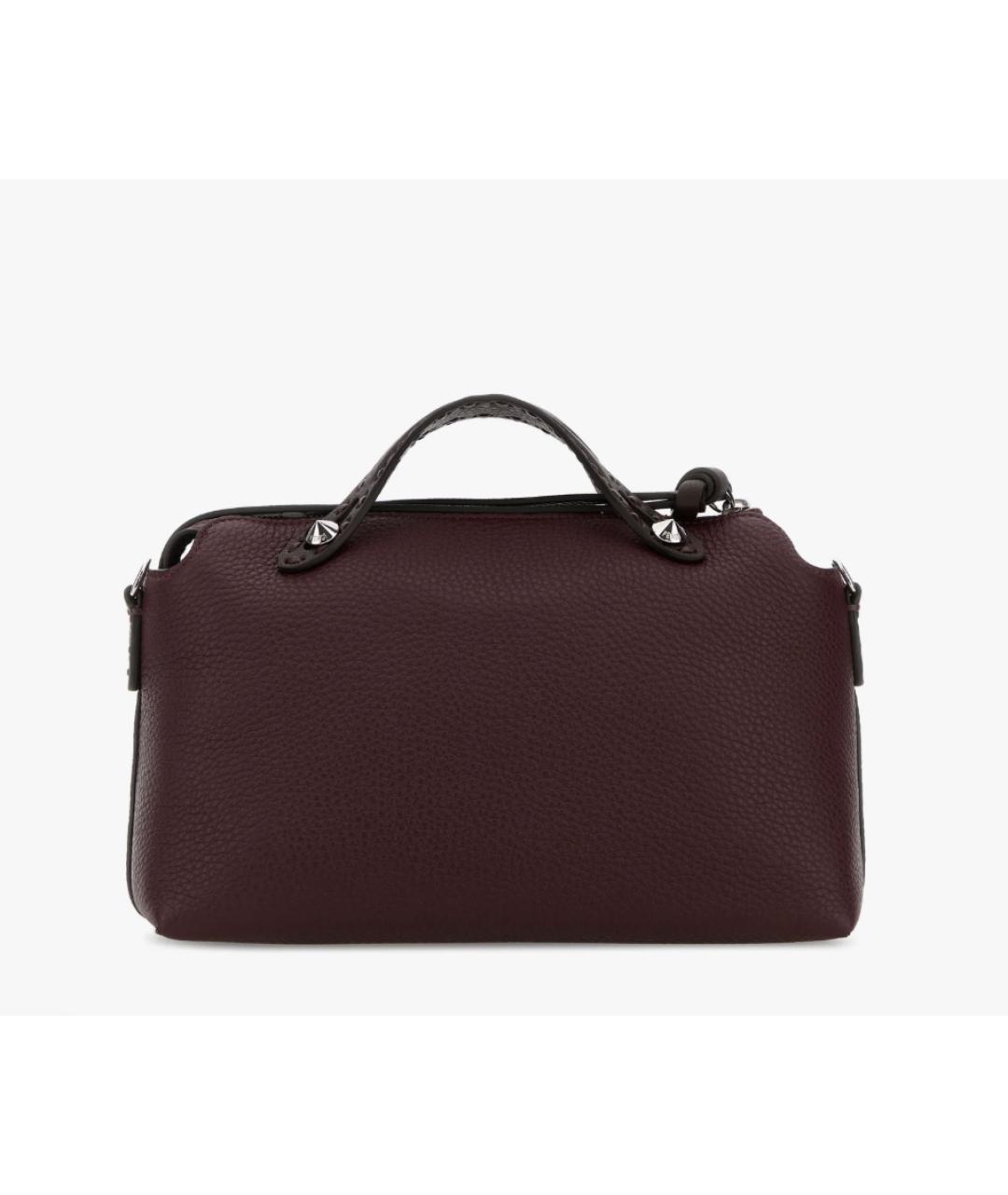 FENDI Фиолетовая кожаная сумка тоут, фото 3