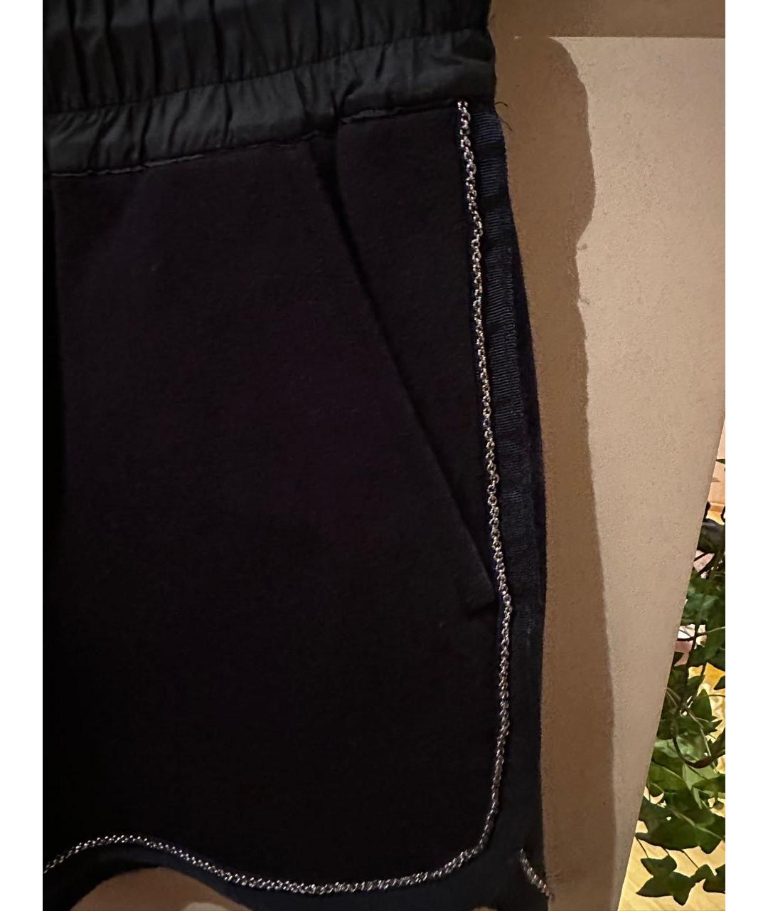 SACAI Темно-синие хлопковые шорты, фото 6