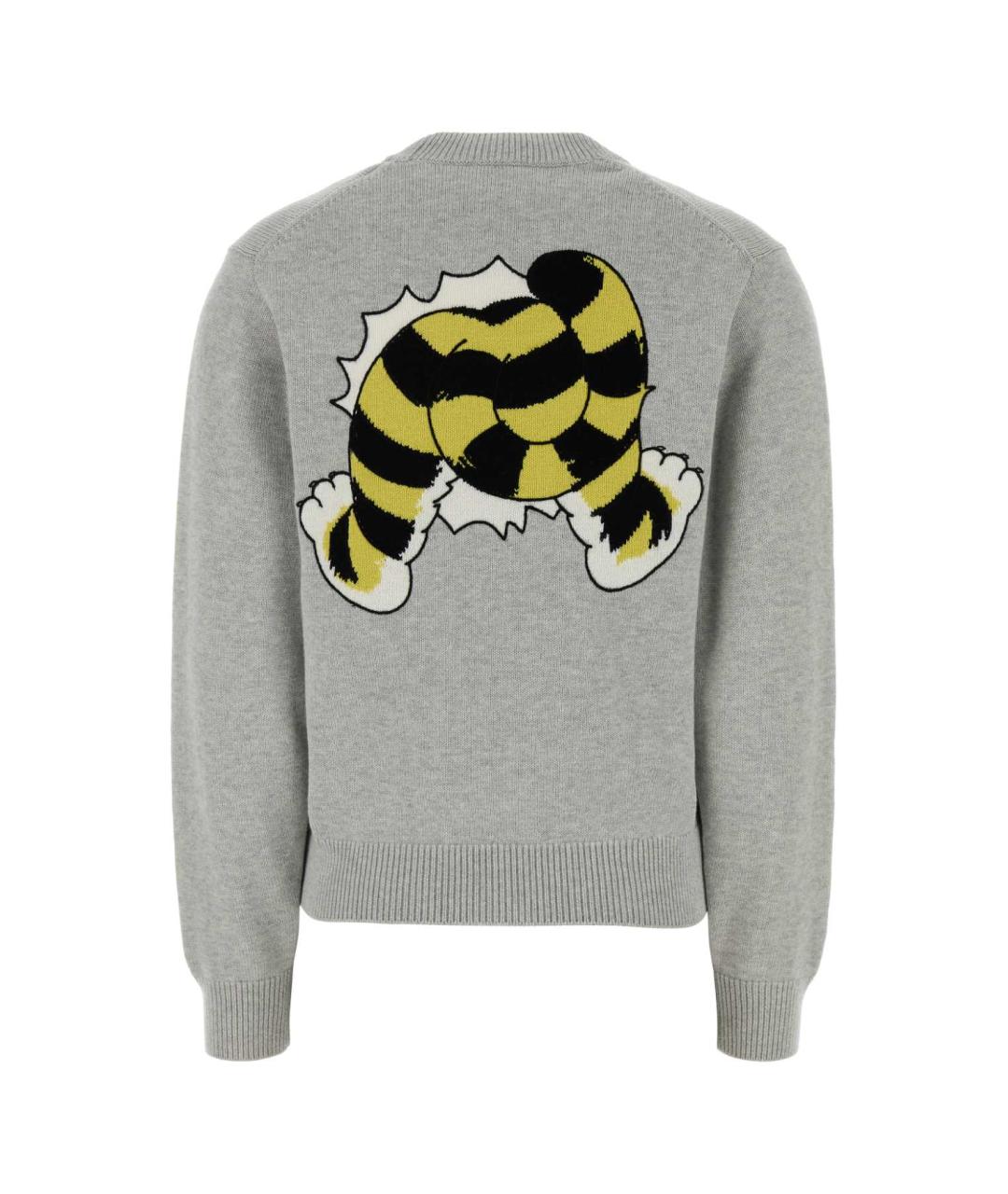 KENZO Серый шерстяной джемпер / свитер, фото 2