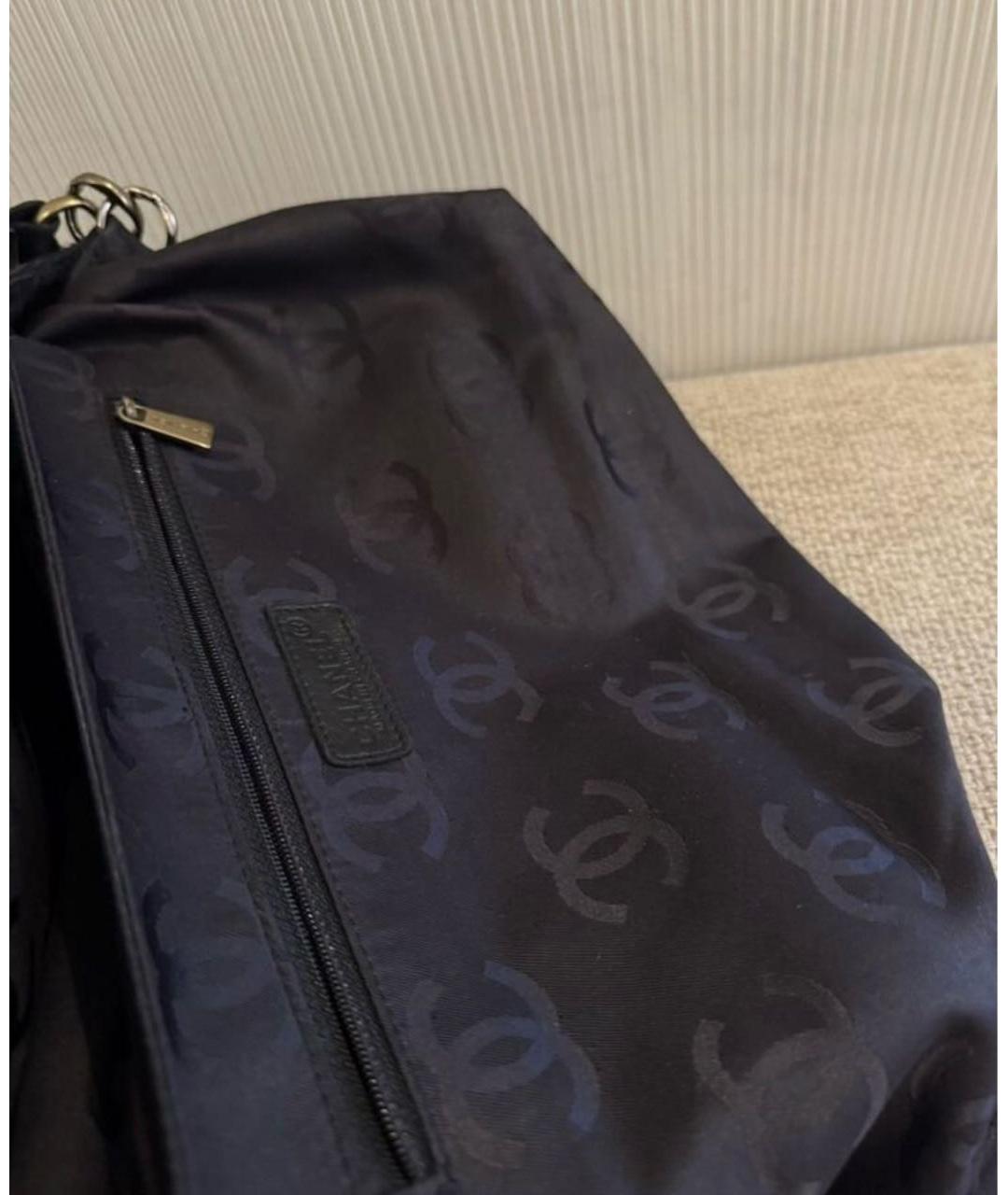 CHANEL Черная замшевая сумка через плечо, фото 5