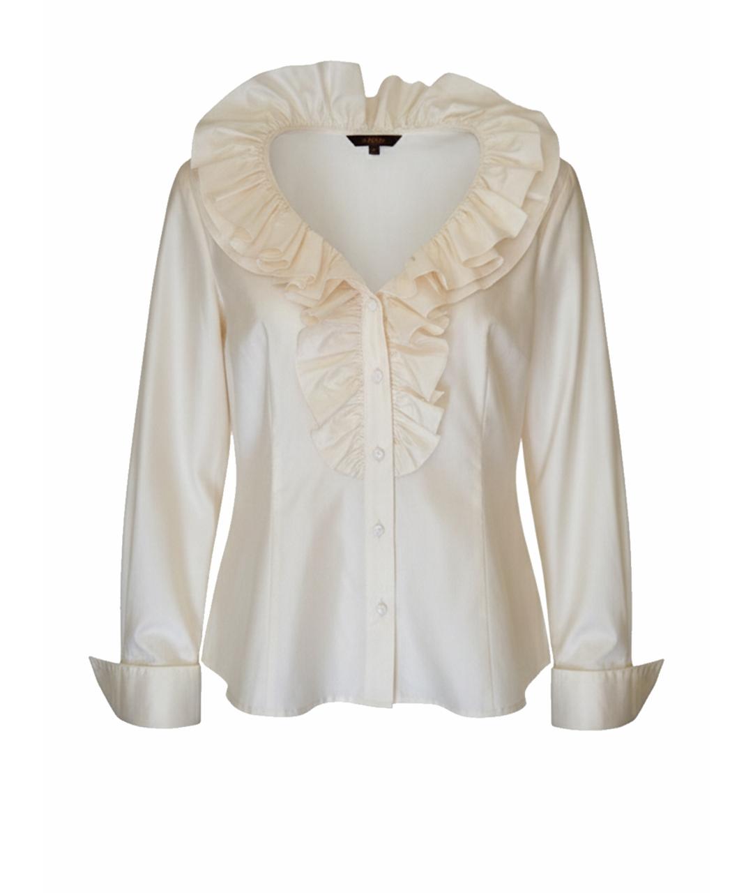 ESCADA Белая шелковая блузы, фото 1