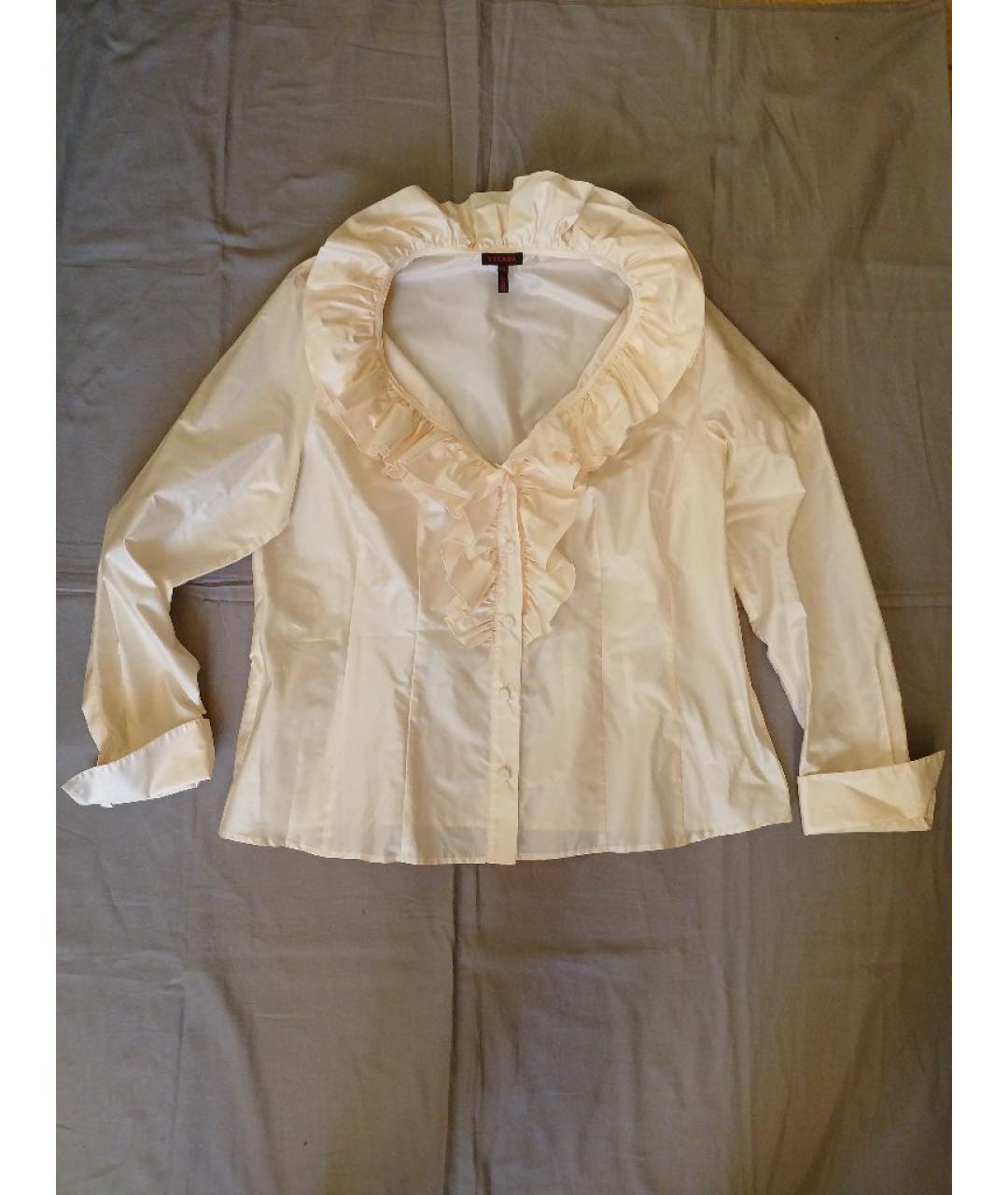 ESCADA Белая шелковая блузы, фото 5