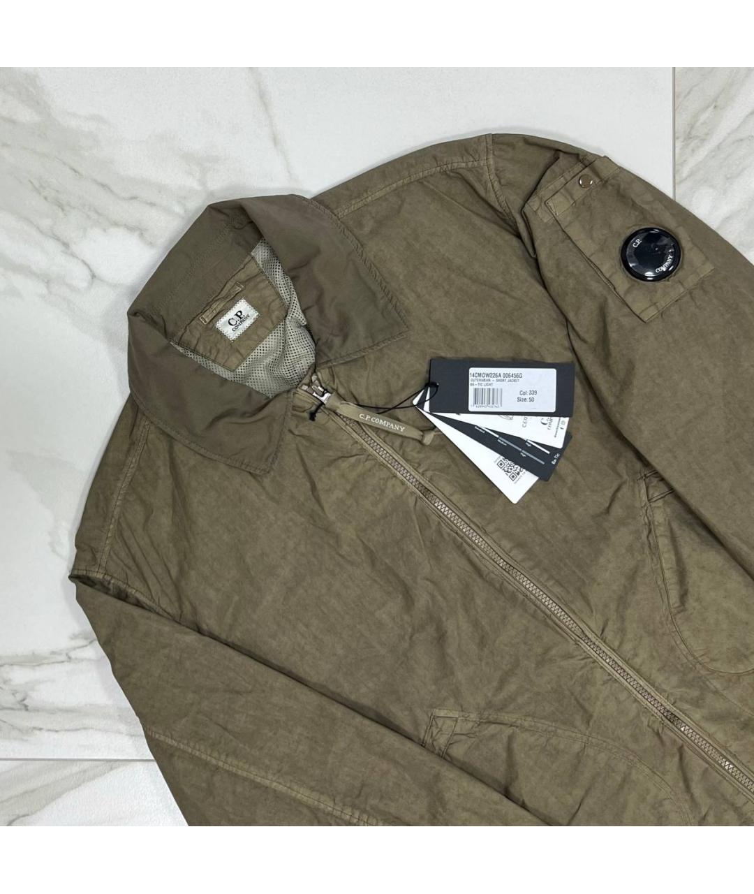 CP COMPANY Хаки хлопковая куртка, фото 2