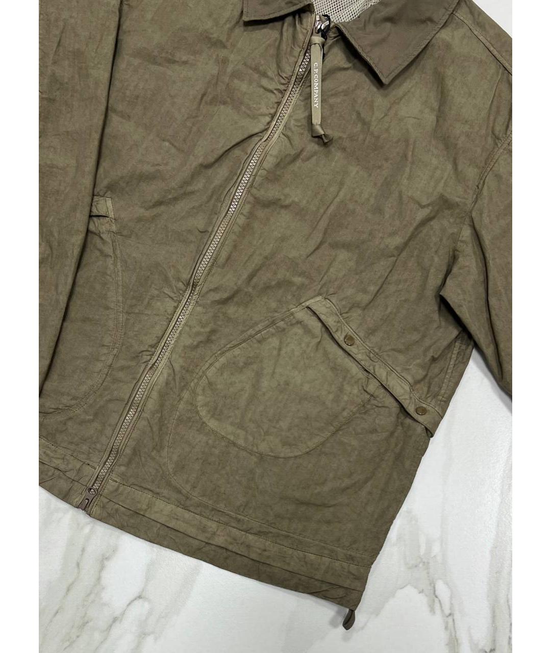 CP COMPANY Хаки хлопковая куртка, фото 4