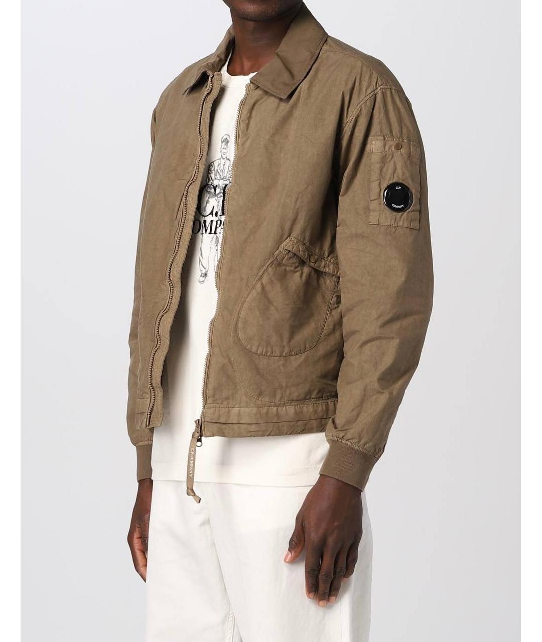 CP COMPANY Хаки хлопковая куртка, фото 9
