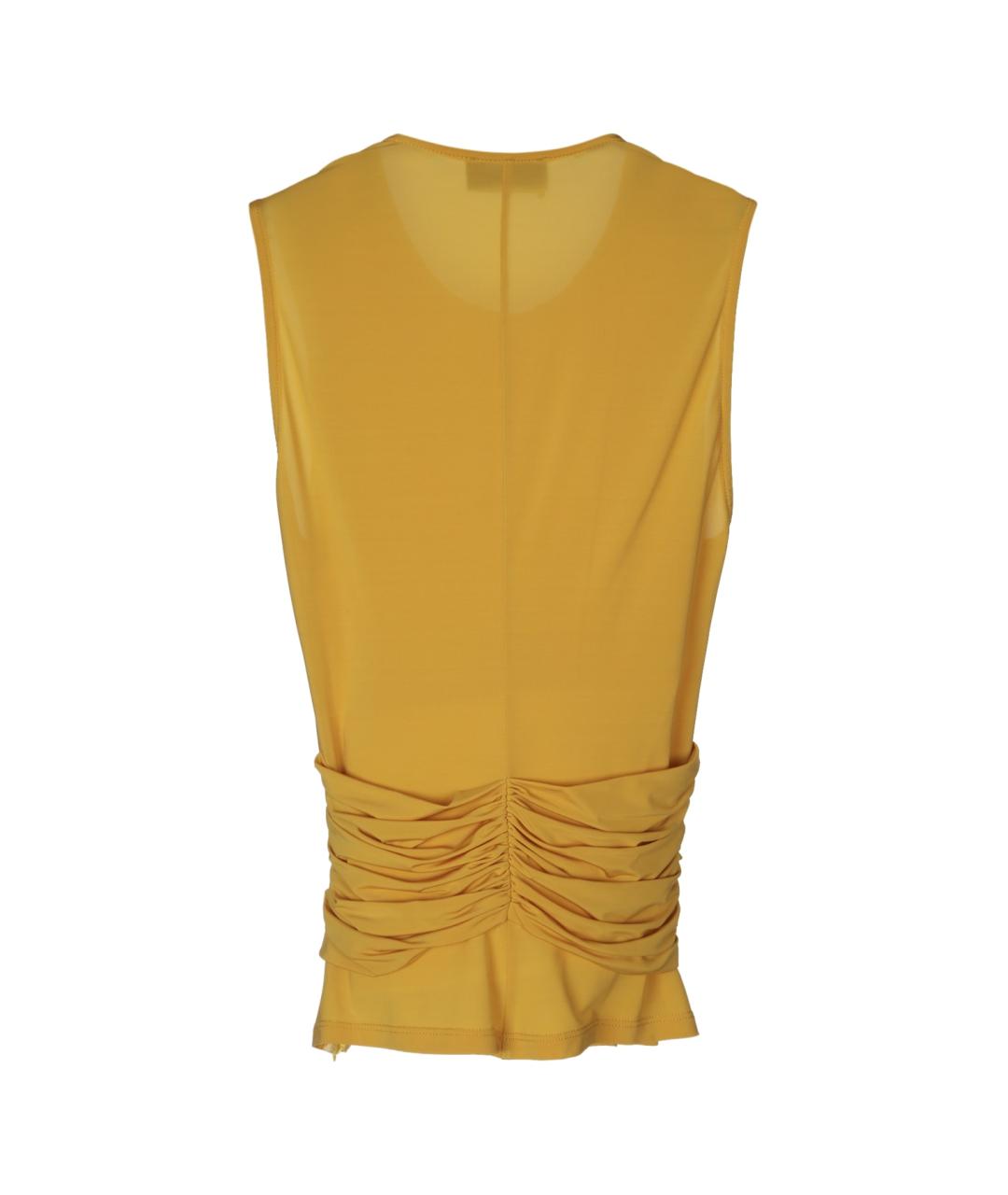 ELISABETTA FRANCHI Желтая блузы, фото 2