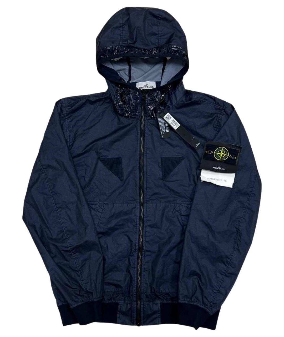 STONE ISLAND Темно-синяя куртка, фото 1