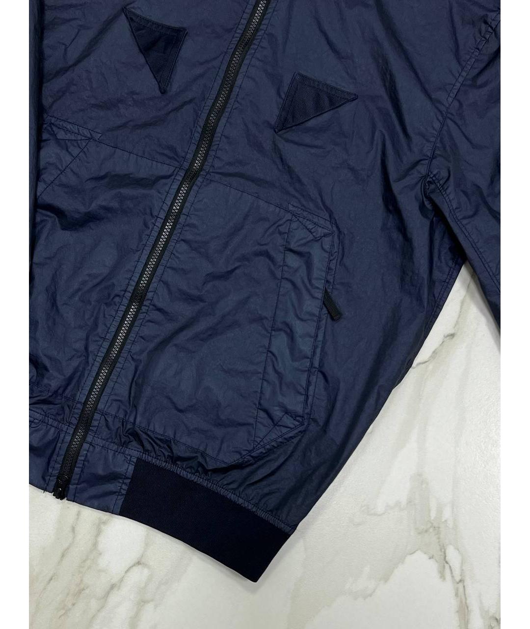 STONE ISLAND Темно-синяя куртка, фото 3