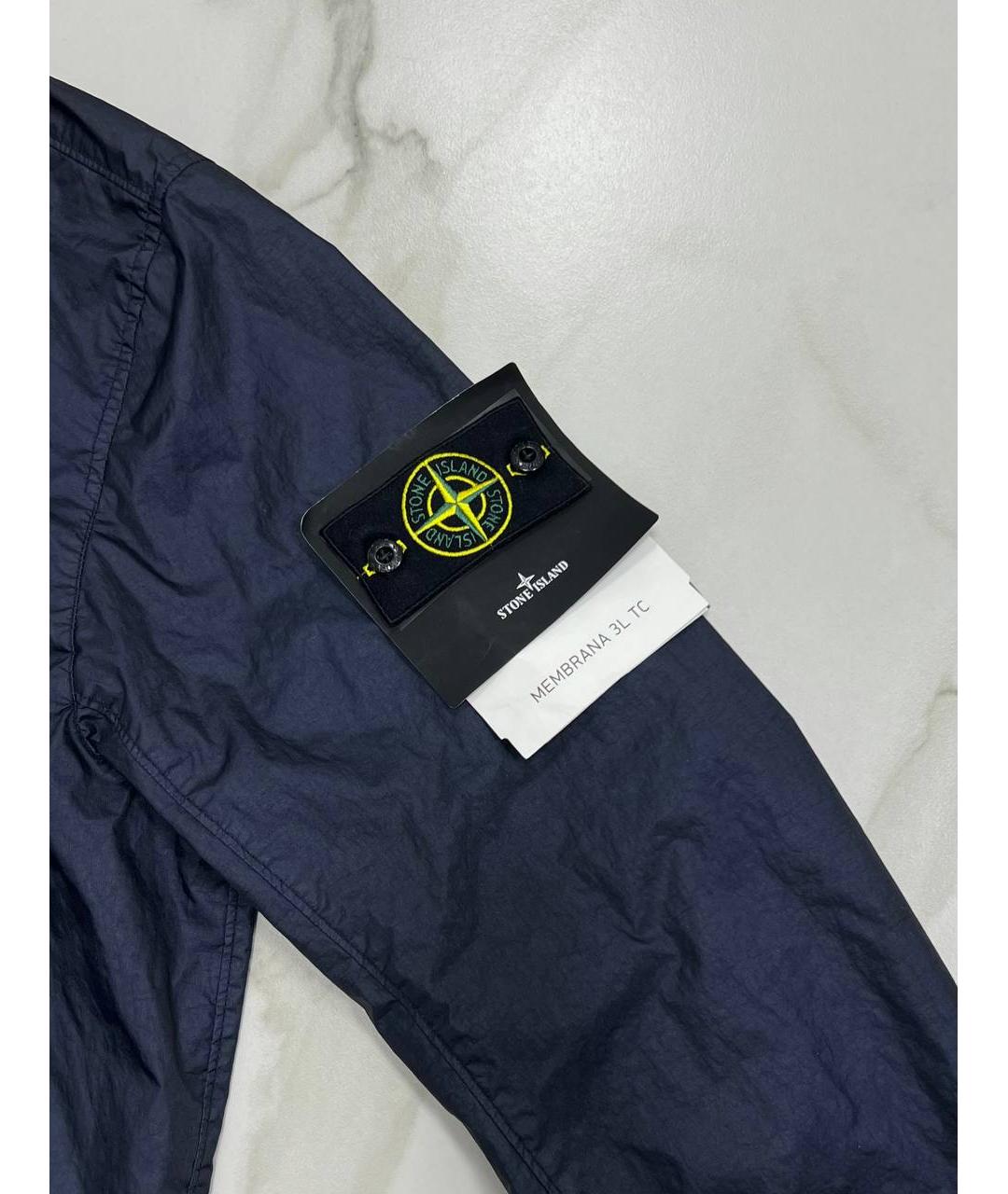STONE ISLAND Темно-синяя куртка, фото 4