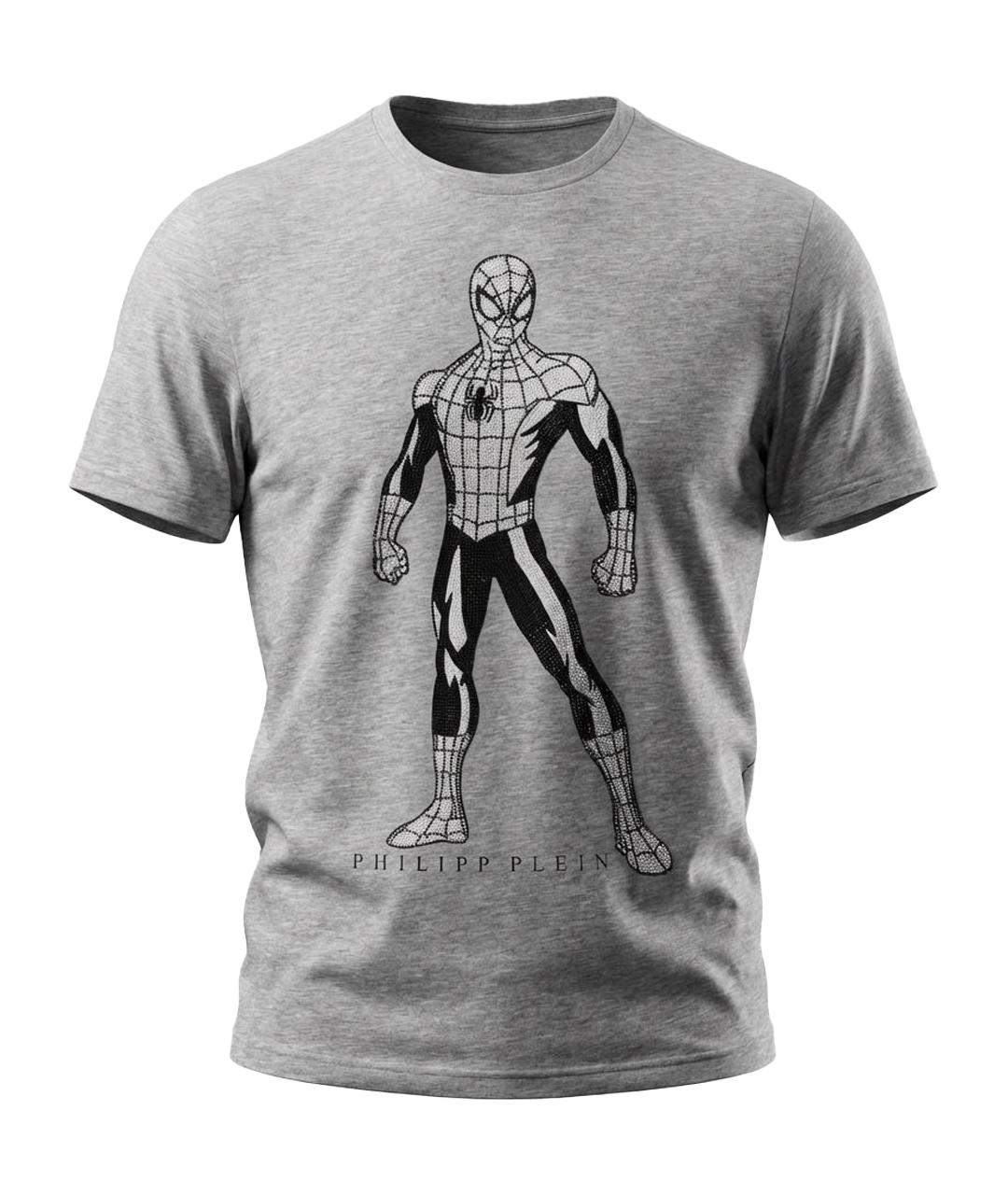 PHILIPP PLEIN Серая футболка, фото 1