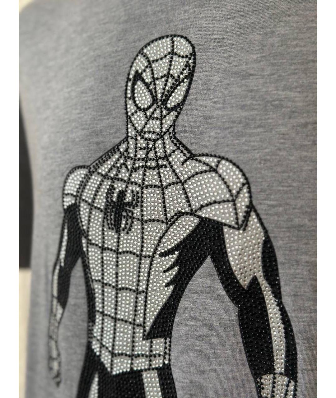 PHILIPP PLEIN Серая футболка, фото 4