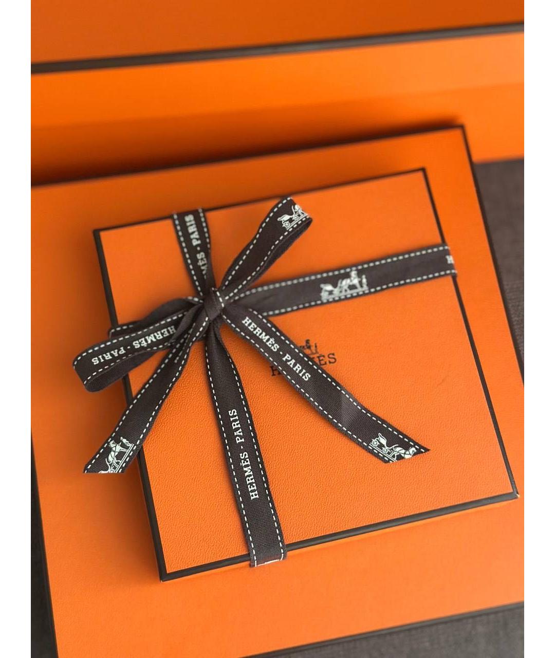 HERMES Черный кожаный чокер, фото 3