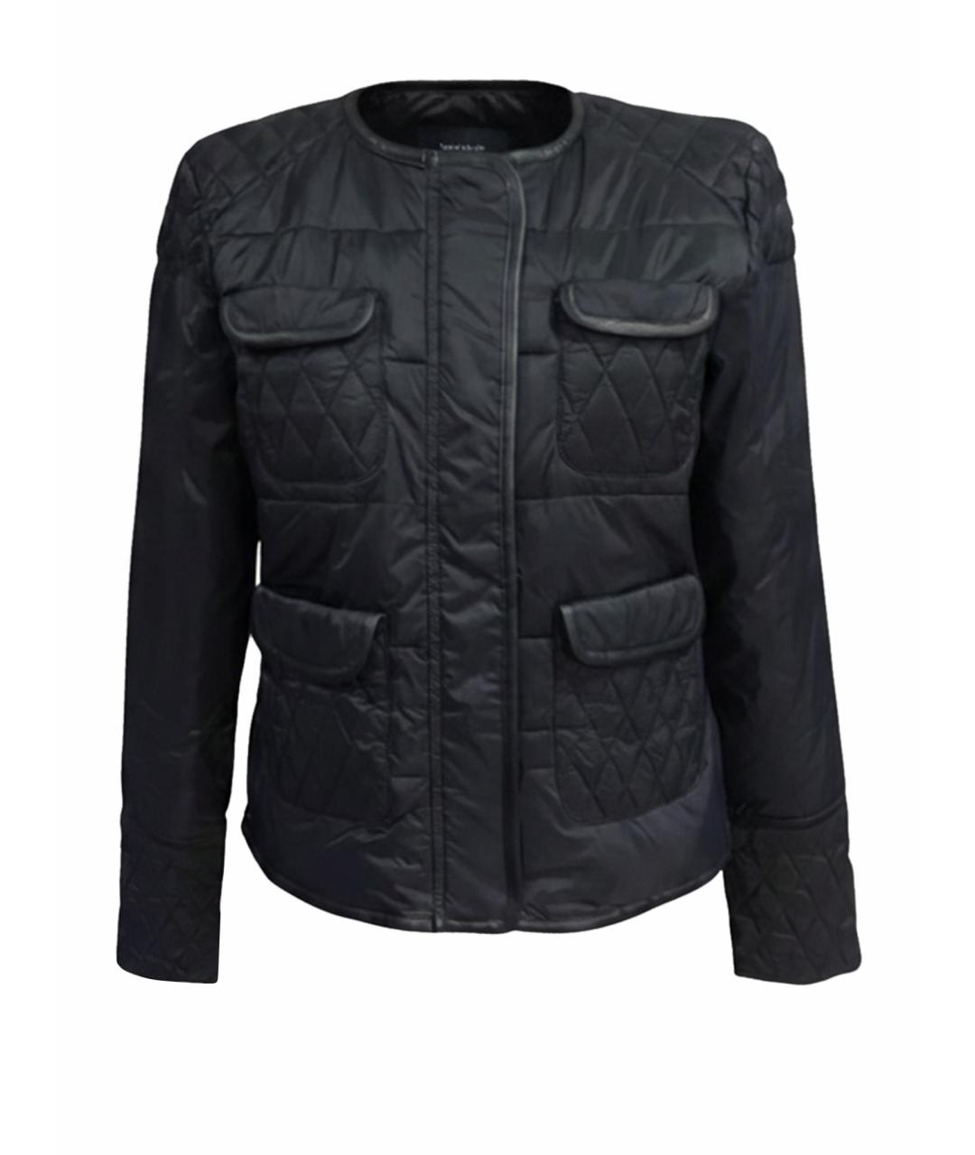 TWIN-SET Черная полиэстеровая куртка, фото 1