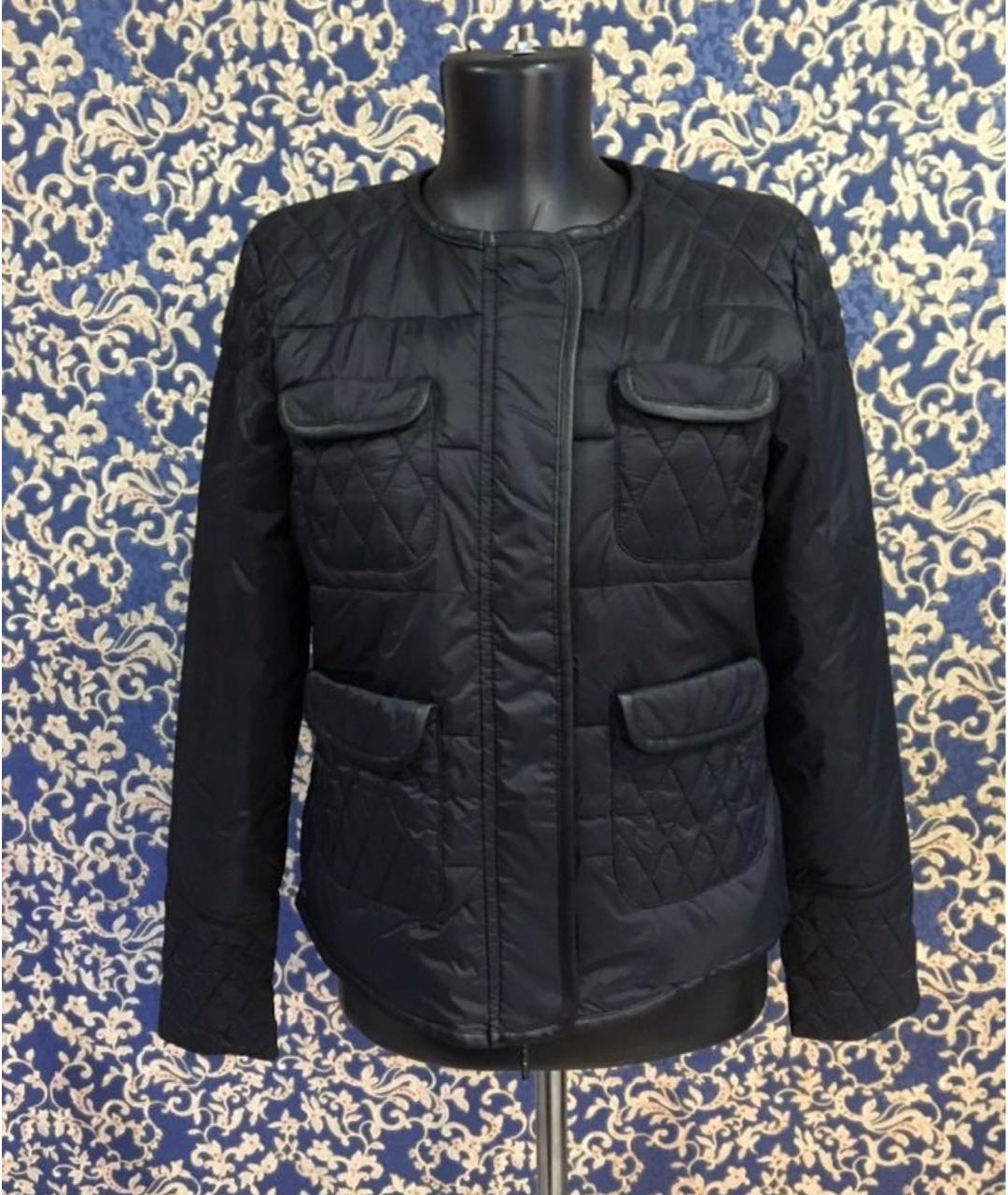 TWIN-SET Черная полиэстеровая куртка, фото 8