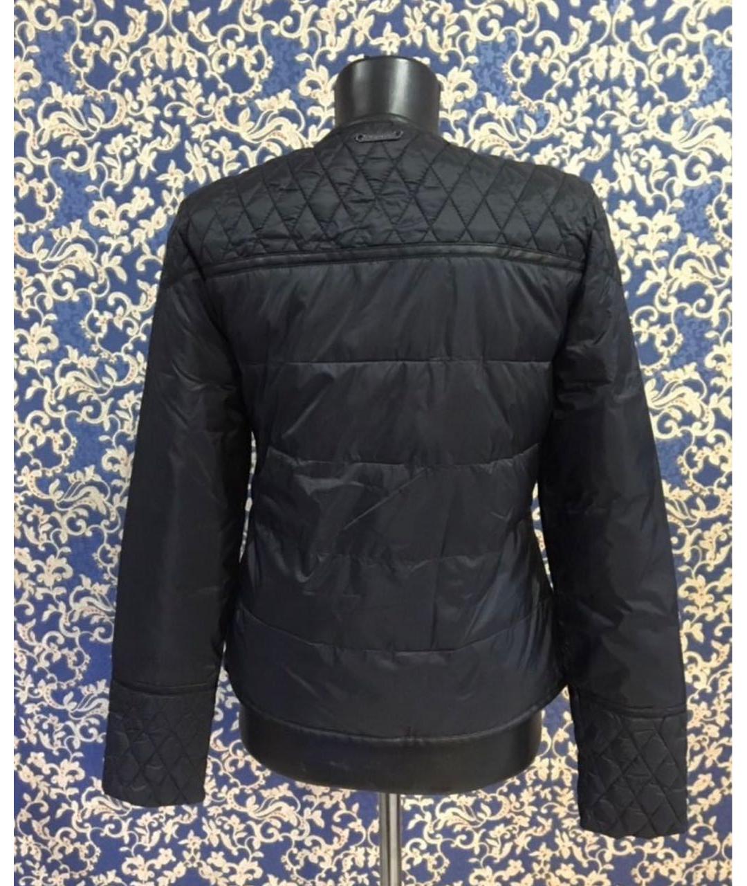 TWIN-SET Черная полиэстеровая куртка, фото 2