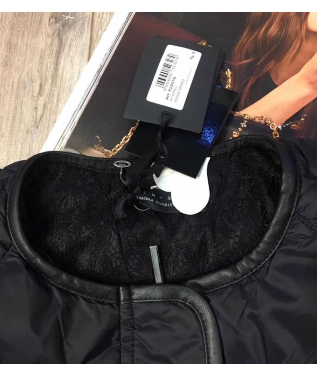 TWIN-SET Черная полиэстеровая куртка, фото 3