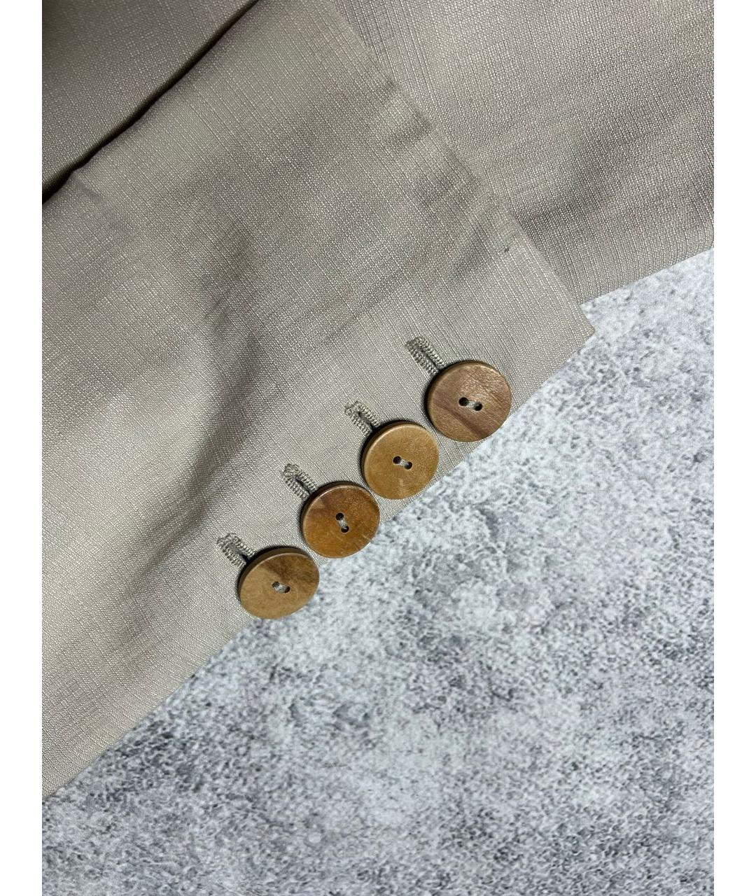 STELLA MCCARTNEY Серое хлопковое пальто, фото 7