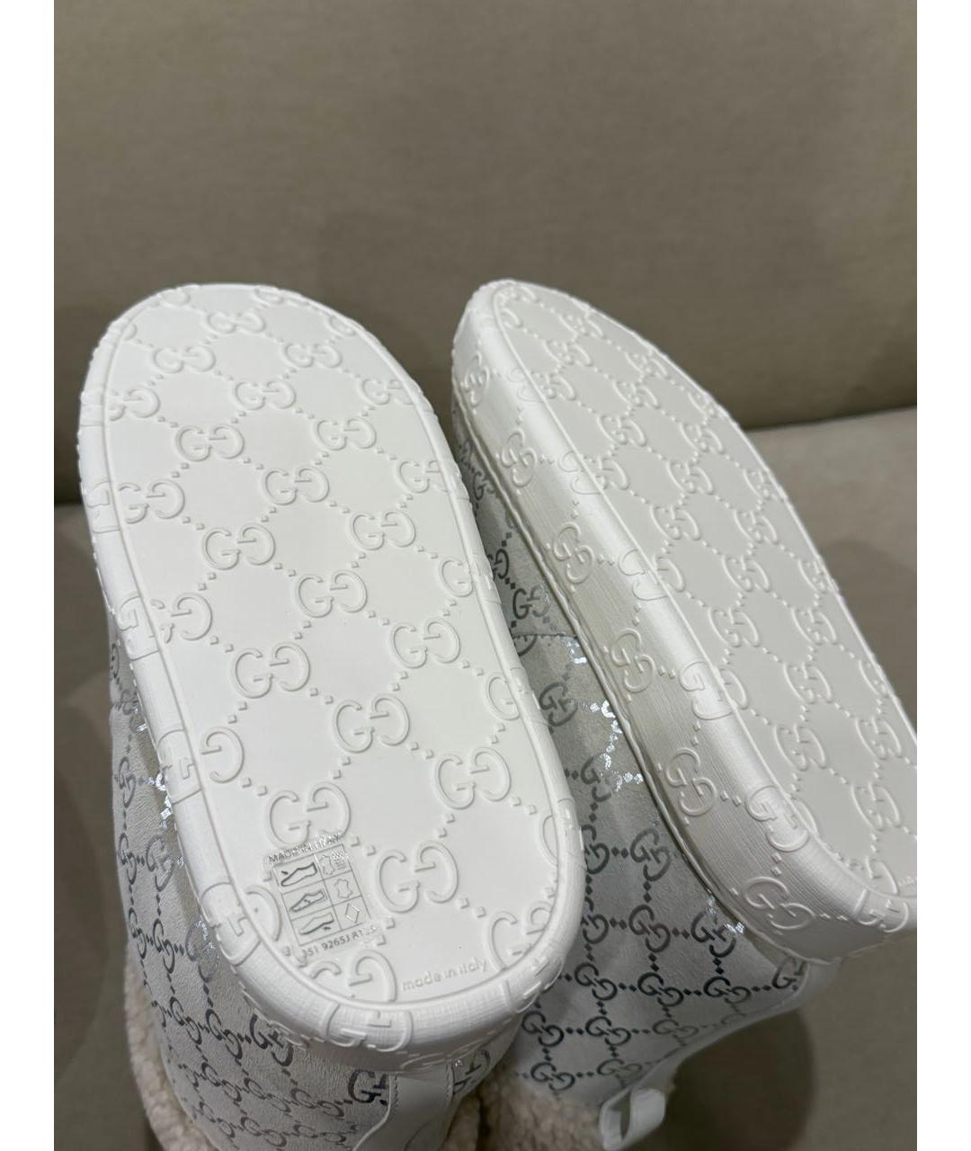 GUCCI Бежевые замшевые полусапоги, фото 5