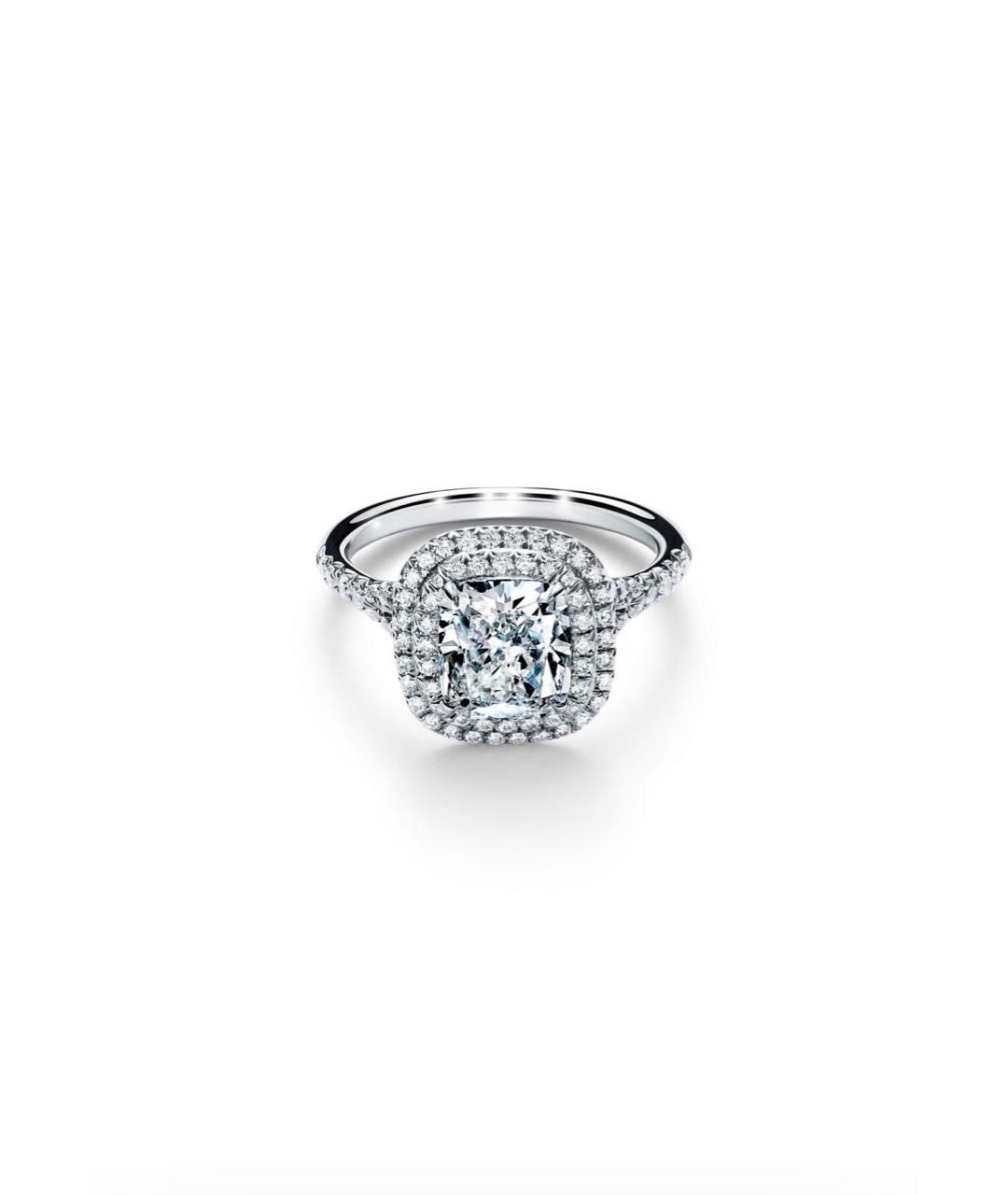 TIFFANY&CO Серебряное платиновое кольцо, фото 9