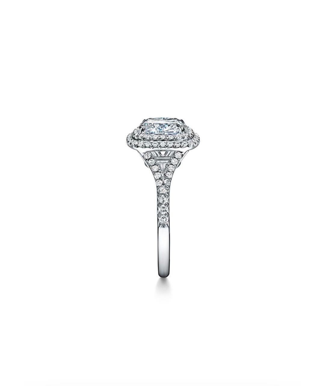 TIFFANY&CO Серебряное платиновое кольцо, фото 4