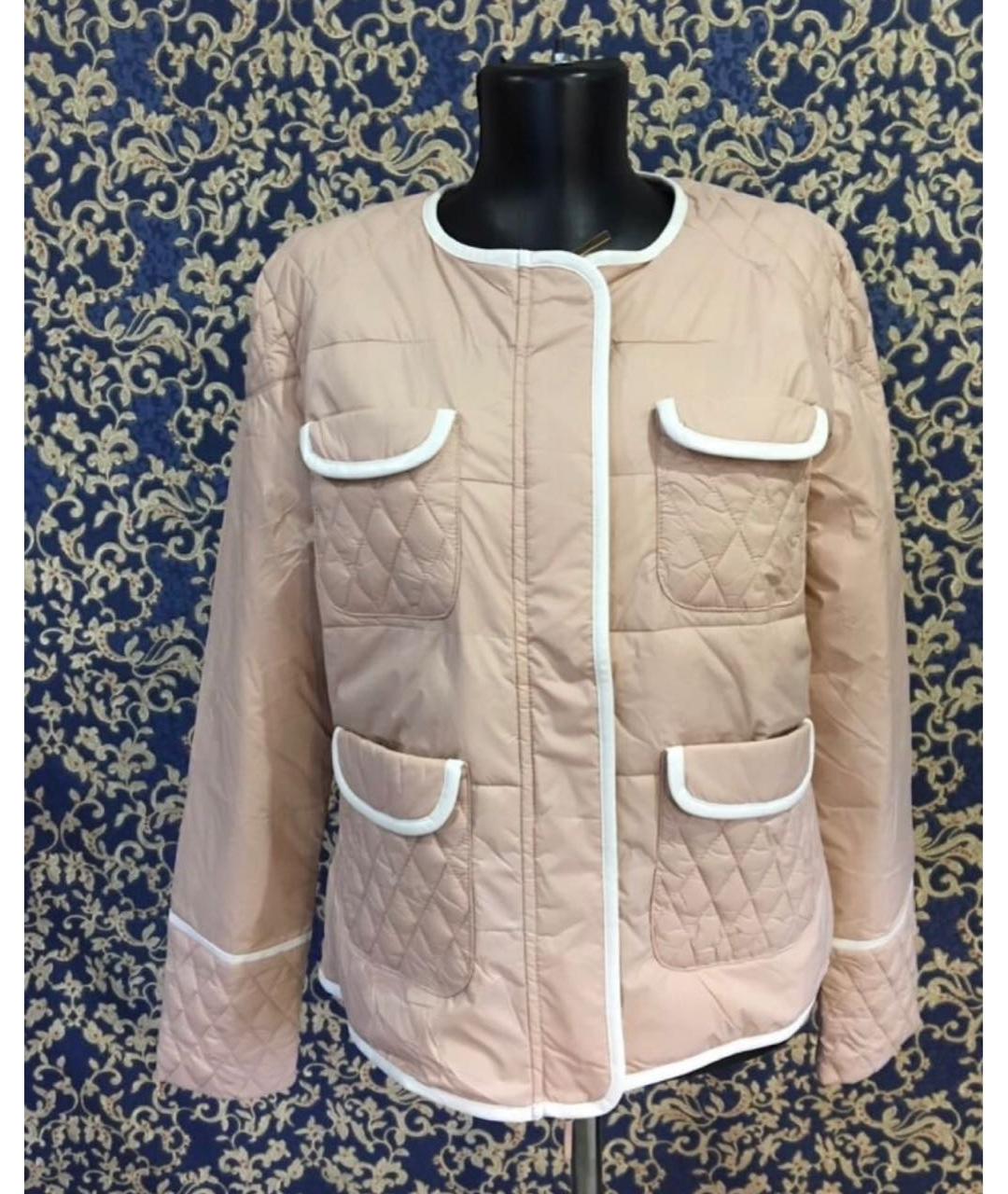 TWIN-SET Коралловая полиэстеровая куртка, фото 9