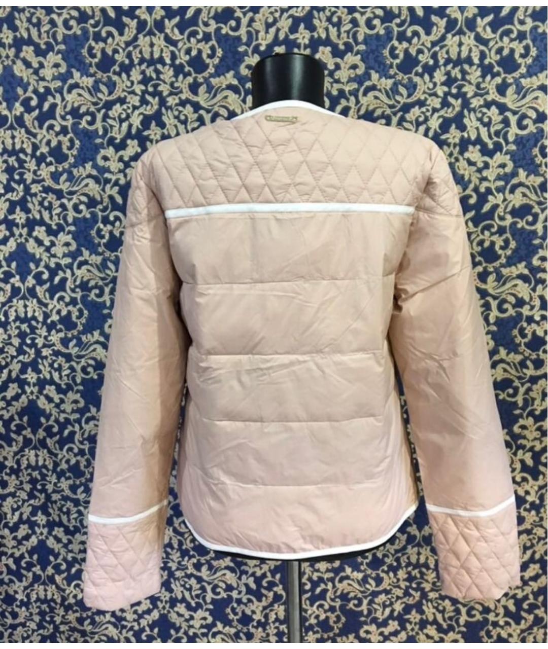 TWIN-SET Коралловая полиэстеровая куртка, фото 2