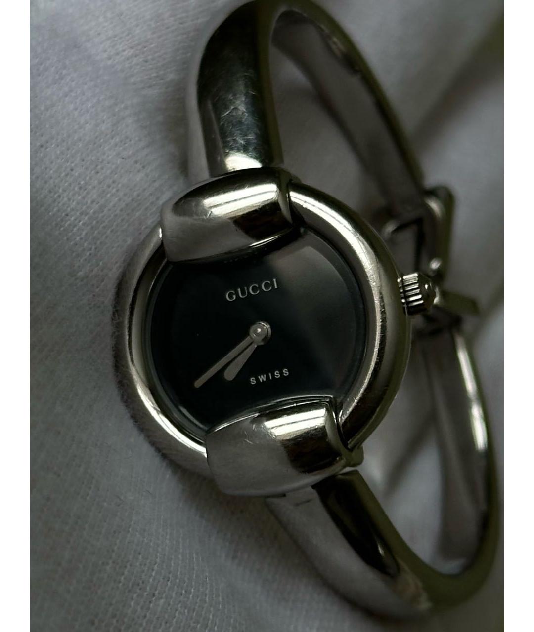 GUCCI Серебряные стальные часы, фото 2