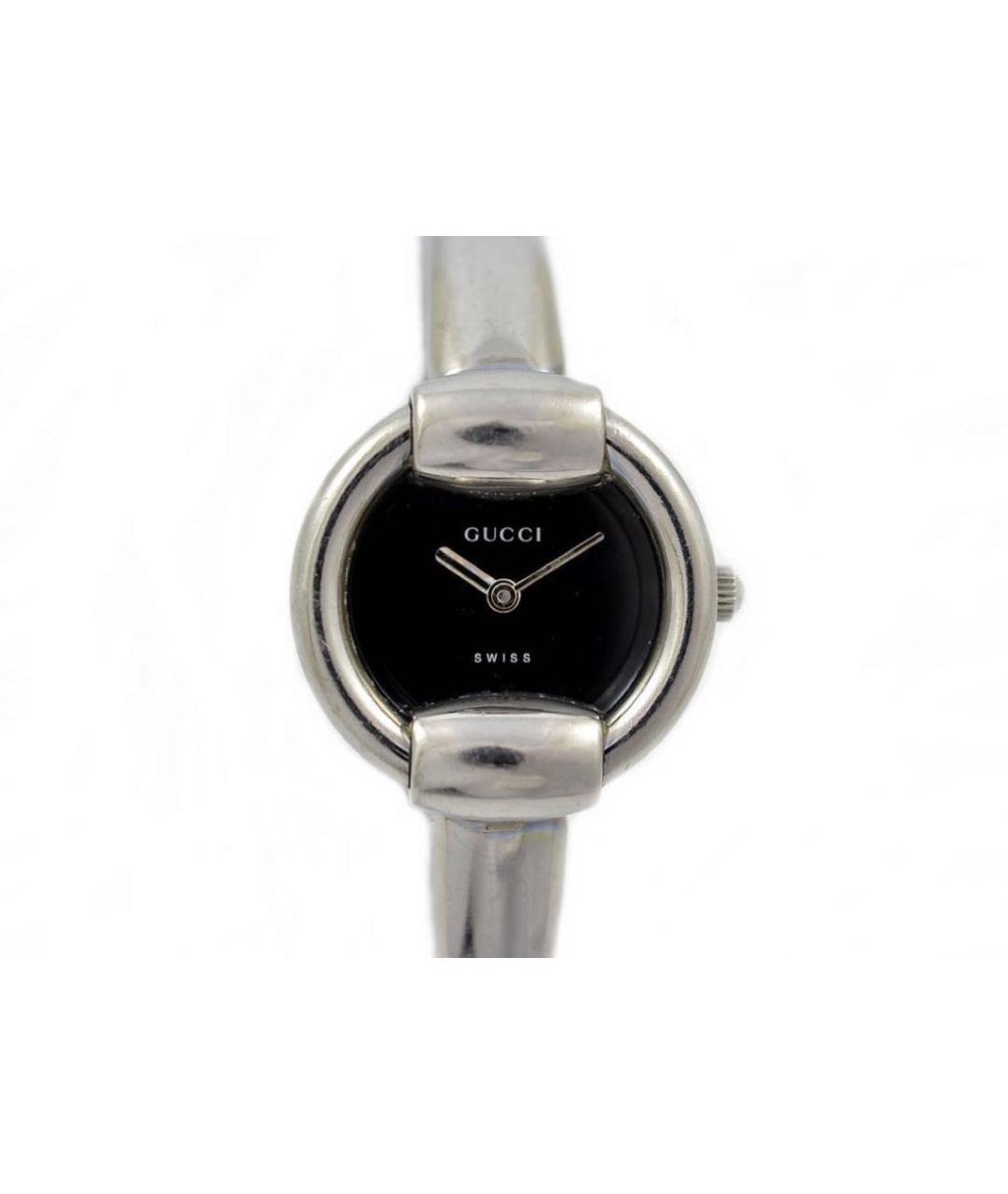 GUCCI Серебряные стальные часы, фото 1