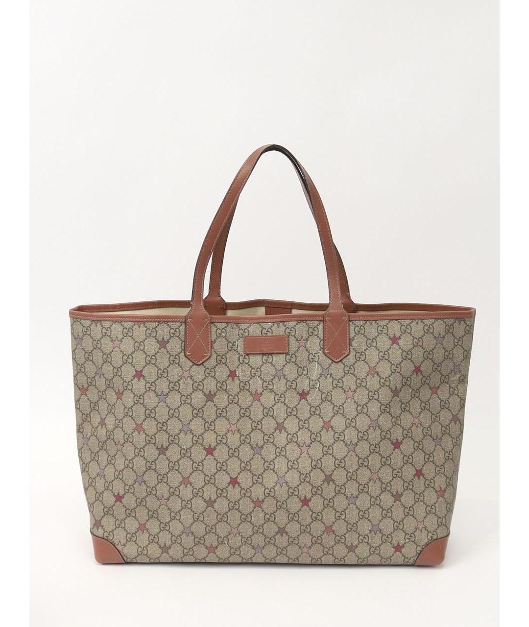 GUCCI Бежевая сумка тоут, фото 7