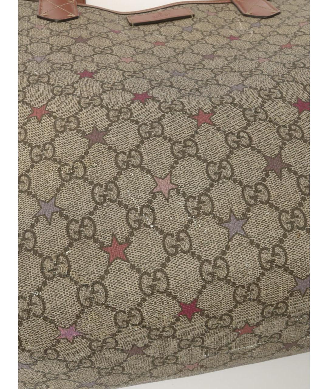 GUCCI Бежевая сумка тоут, фото 4