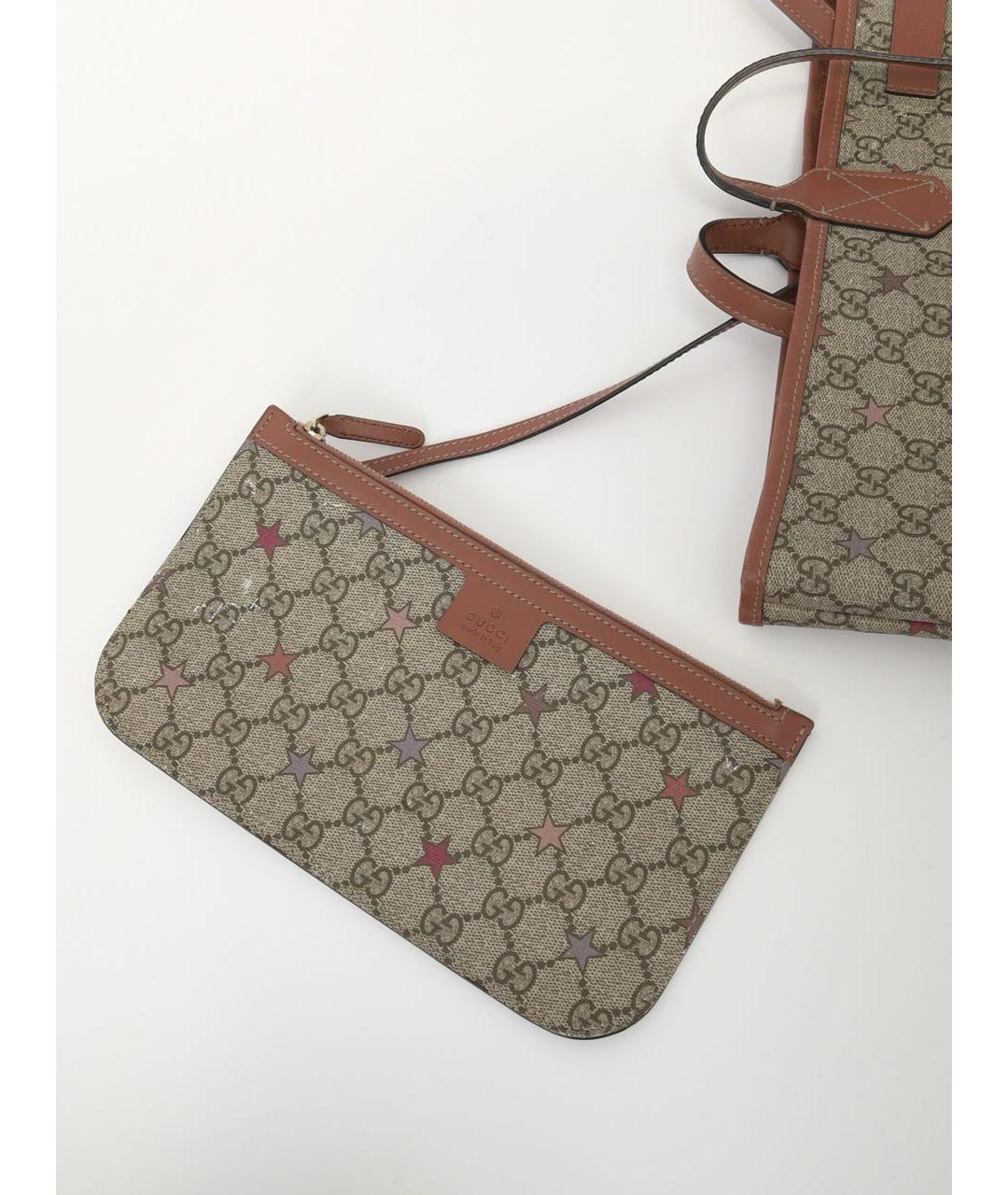 GUCCI Бежевая сумка тоут, фото 6