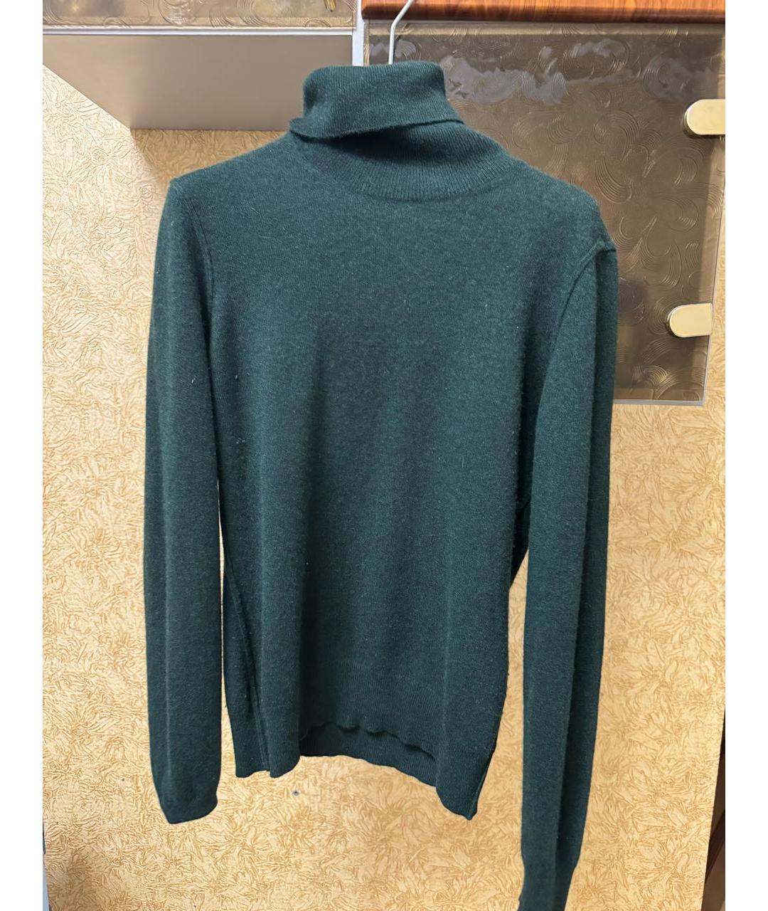 DOLCE&GABBANA Зеленый кашемировый джемпер / свитер, фото 3