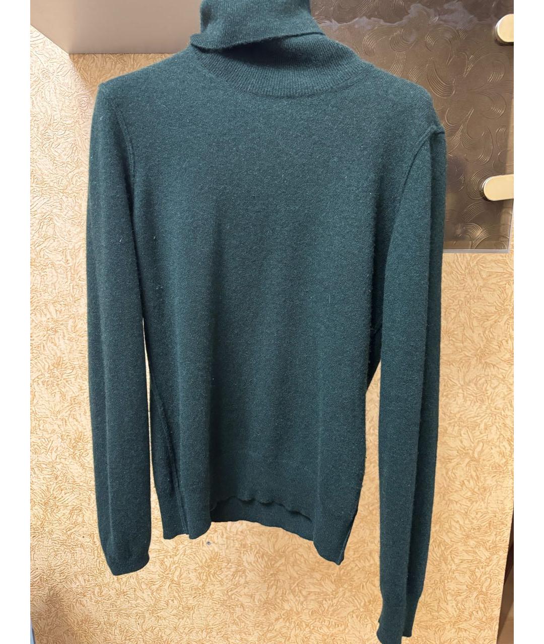 DOLCE&GABBANA Зеленый кашемировый джемпер / свитер, фото 4