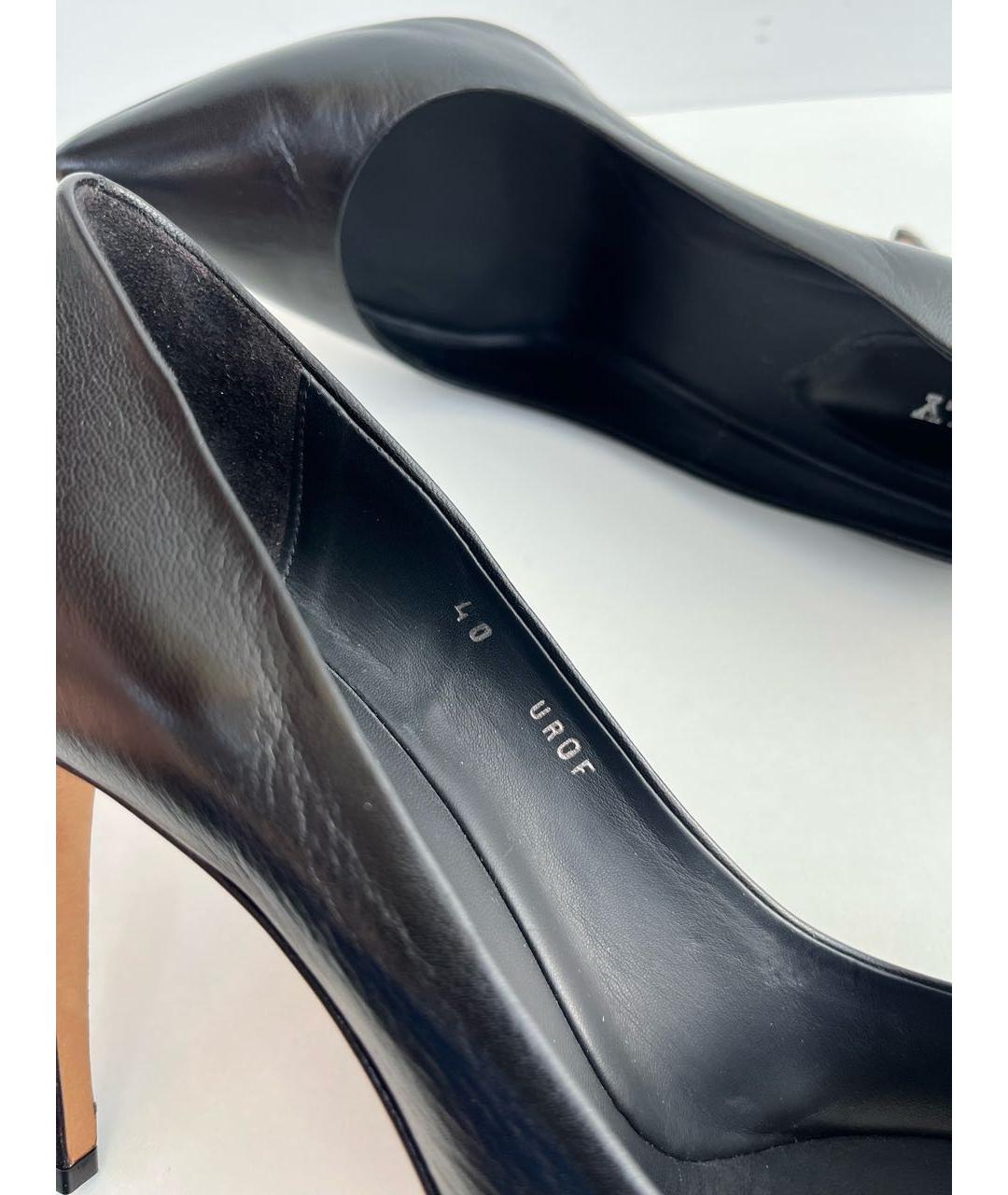 BALLY Черные кожаные туфли, фото 4