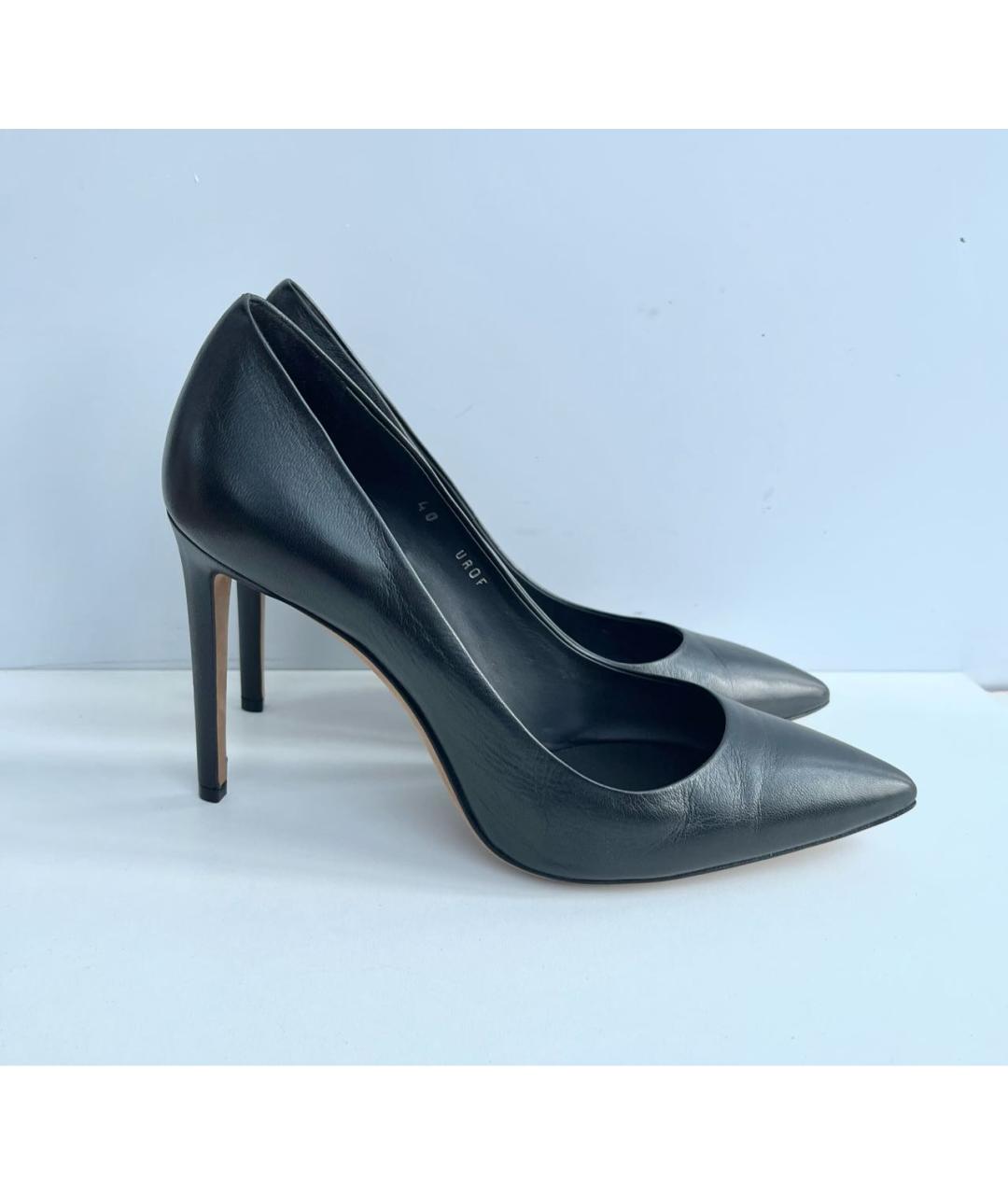 BALLY Черные кожаные туфли, фото 9