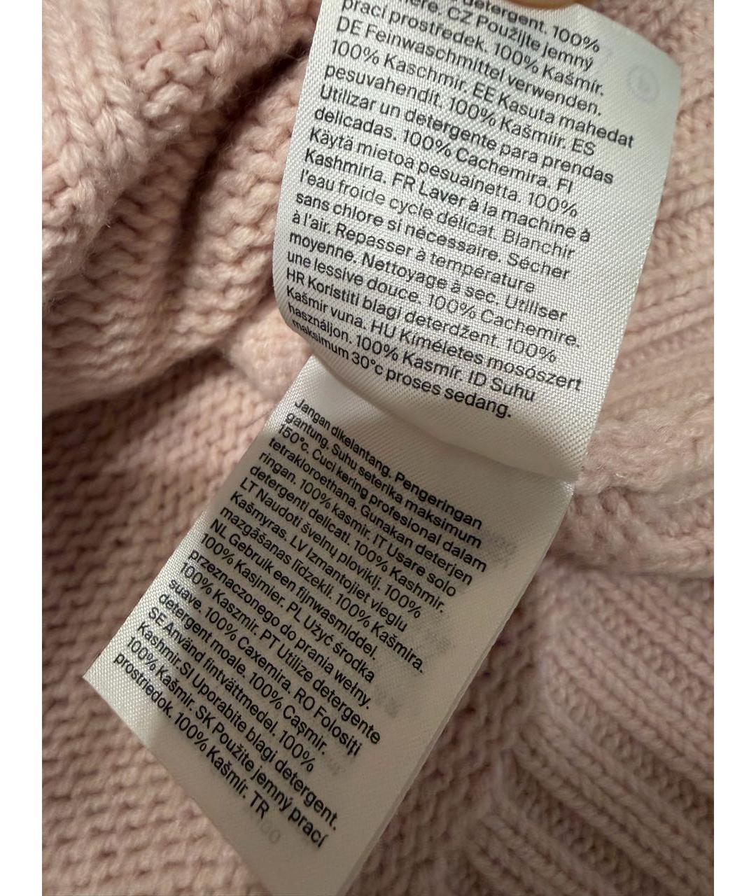 COS Розовый кашемировый джемпер / свитер, фото 6