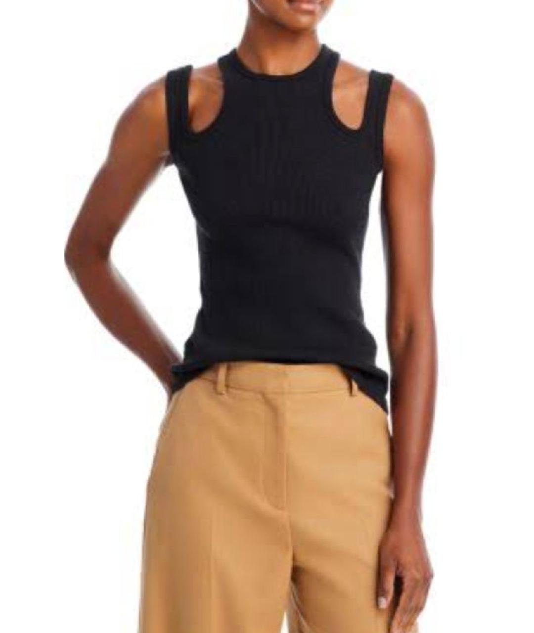 A.W.A.K.E. MODE Черная хлопковая майка, фото 3